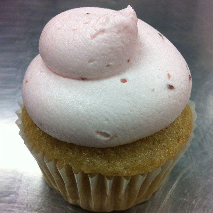 Gluten-Free Lemon Raspberry Cupcake